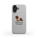 Coque iPhone Maison Teckel