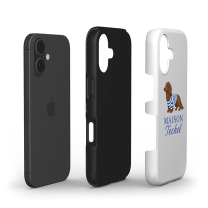 Coque iPhone Haut de Gamme Maison Teckel