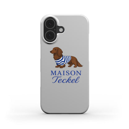 Coque iPhone Maison Teckel