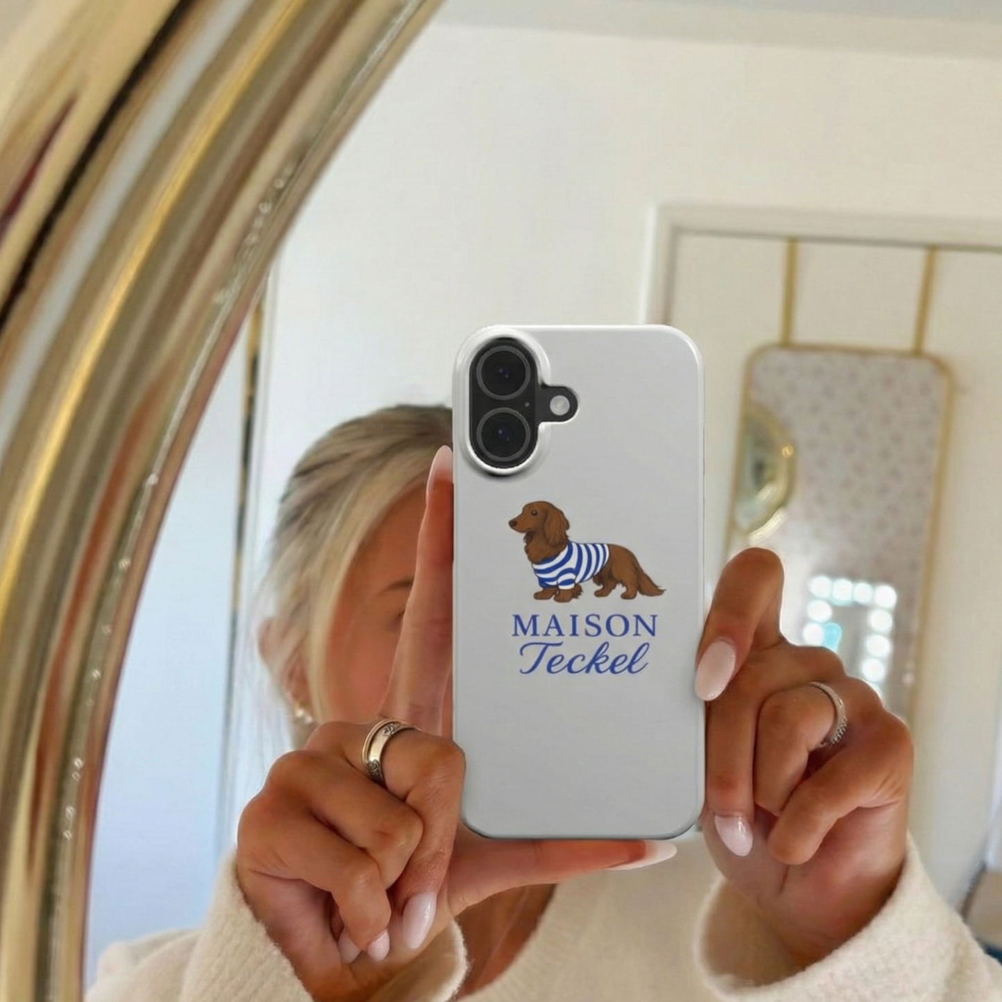 Coque iPhone Maison Teckel