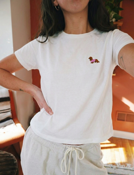 Speedy Rose sur Blanc