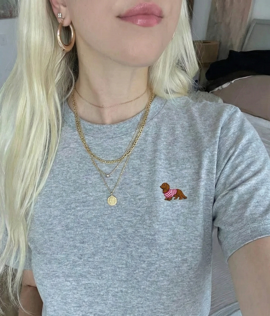 Speedy Rose sur Gris