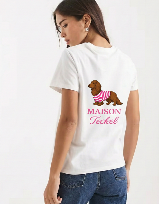 Speedy Rose sur Blanc