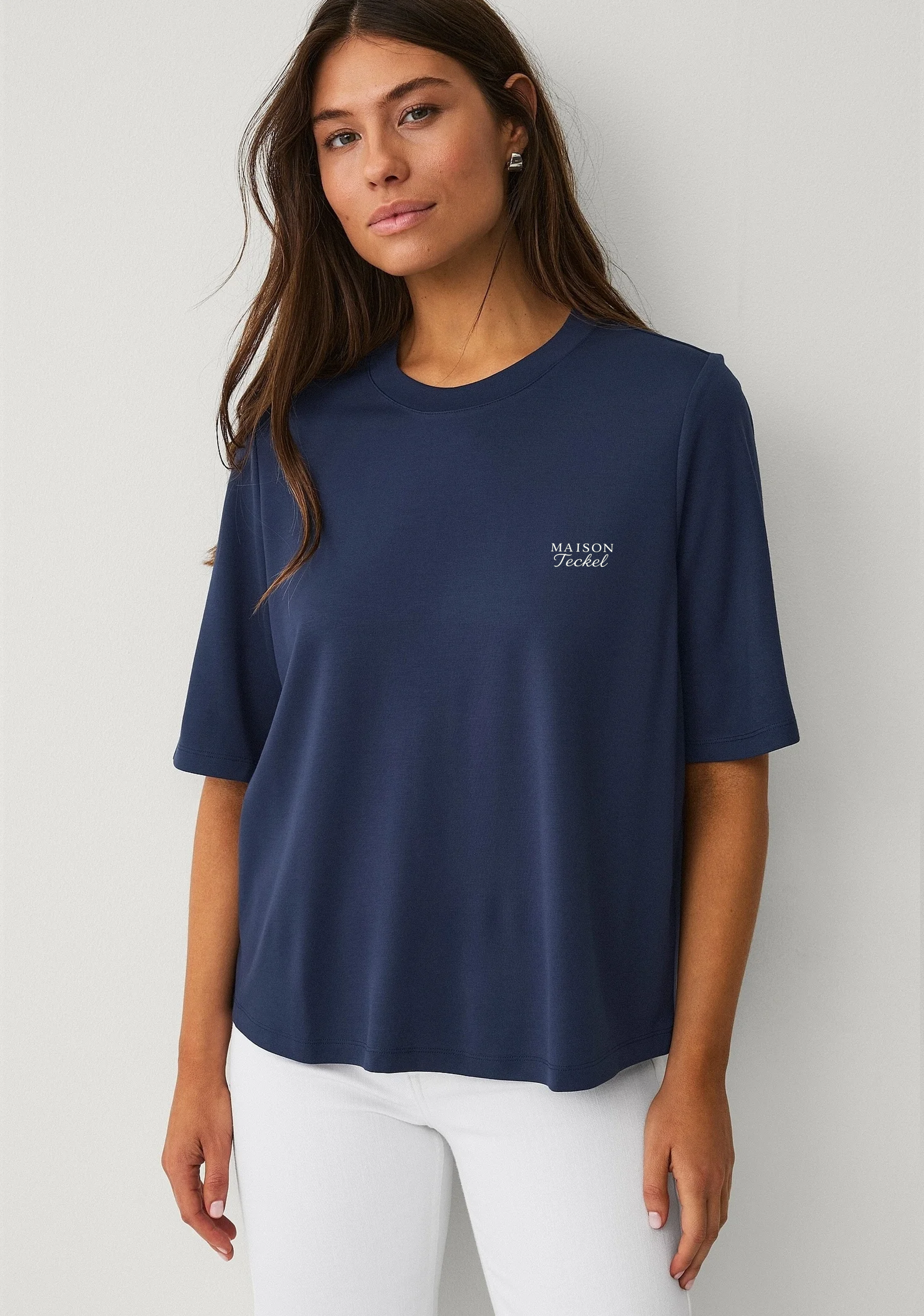 T-shirt Navy Signature