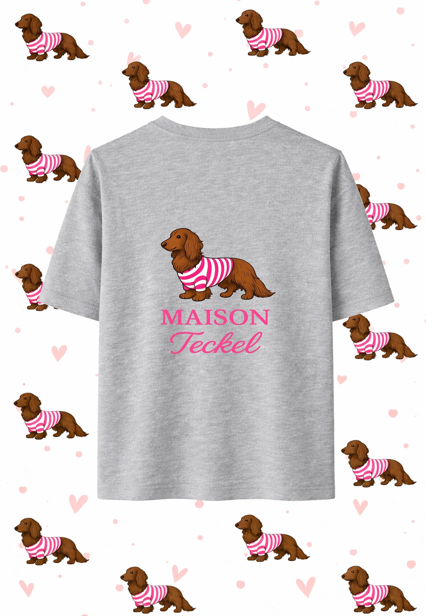 Speedy Rose sur Gris