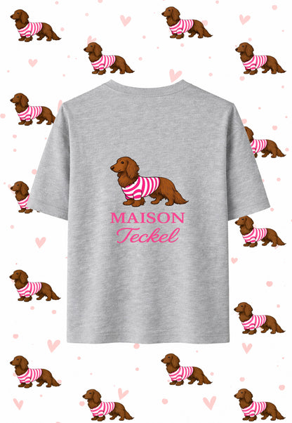 Speedy Rose sur Gris