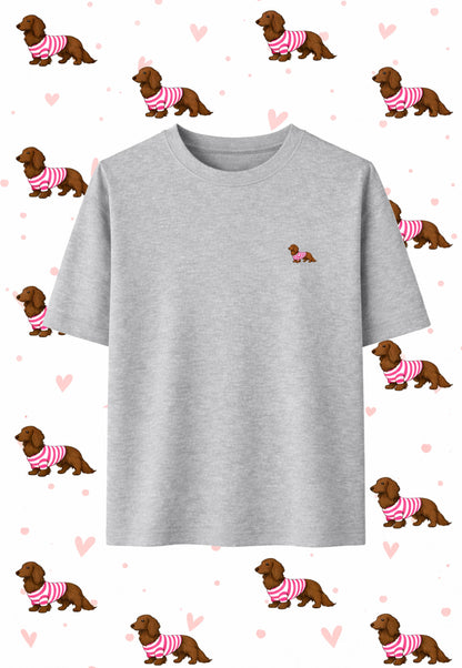 Speedy Rose sur Gris