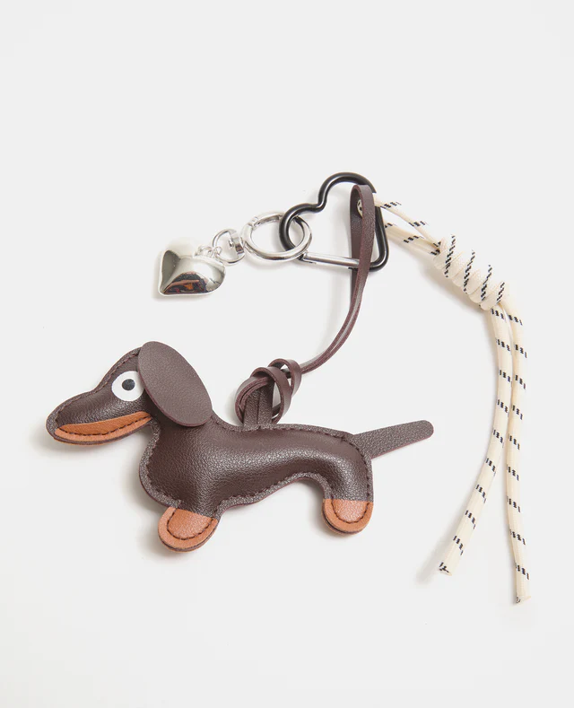 Porte-clé en cuir Teckel - Vue principale